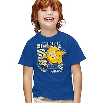 トップス SS24 FCRB for Kids  MINIONS EMBLEM TEE Amazon.com: Despicable Me 4 Mega Minion Blueprint Blue Kids